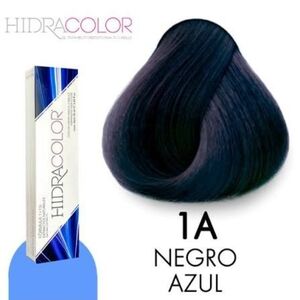 Hidracolor 1A Negro Azul - Intense Blue Black Permanent Hair Color Cream